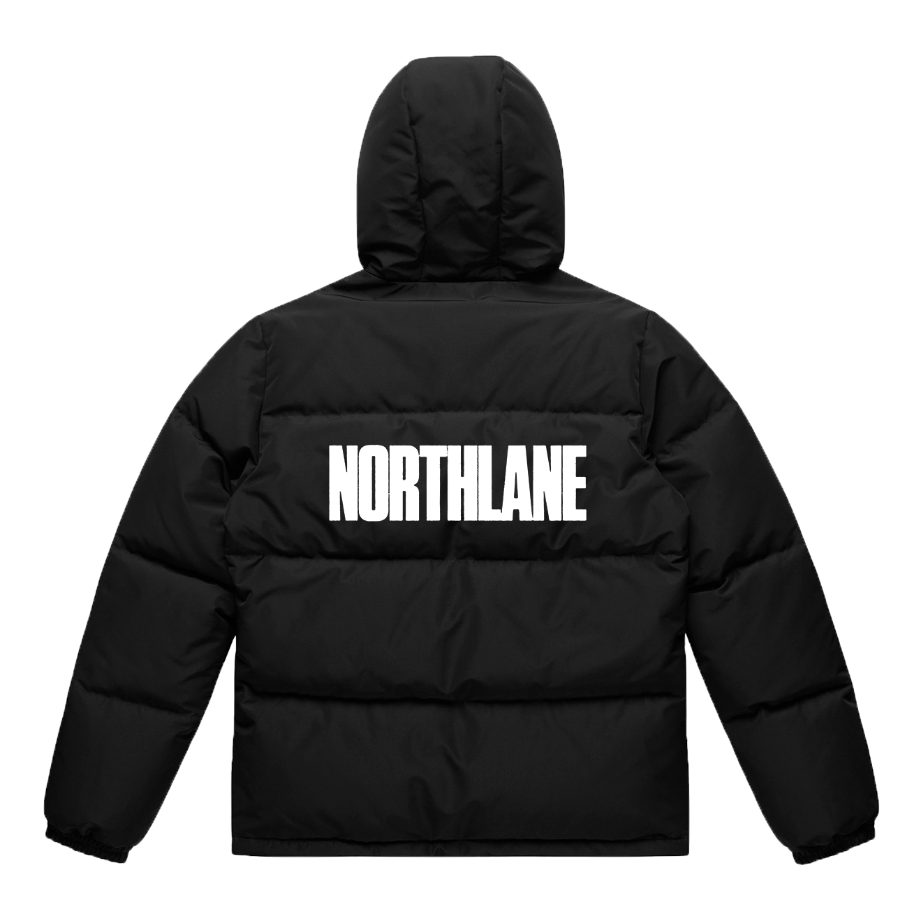"Logo" Hooded Puffer Jacket